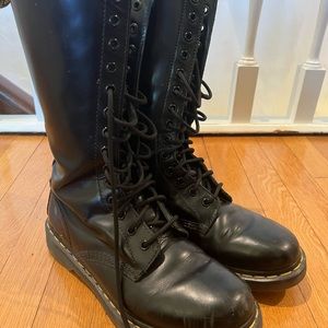 Tall Doc Martens Black Boots